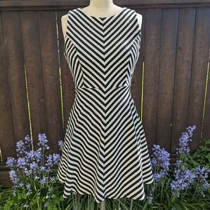 Black and White Stripe Dress